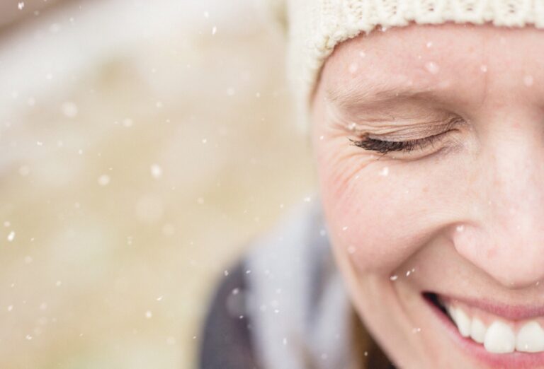 10 Best Ways to Improve Your Dental Health Close up of millennial woman smiling in the snow